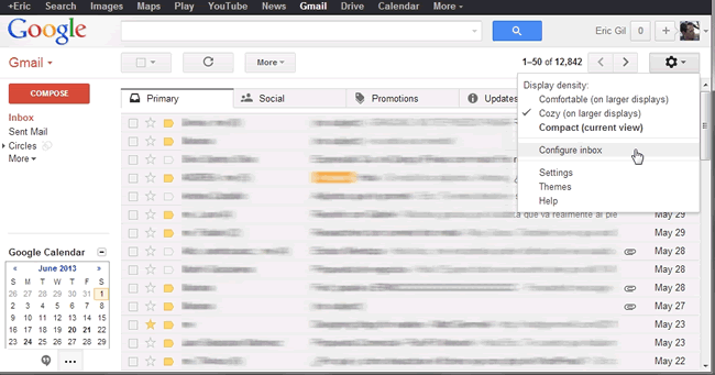 Gmail bandeja de entrada